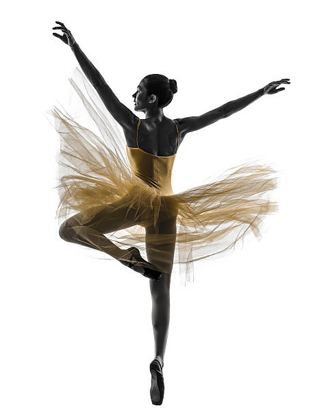 woman ballerina ballet dancer dancing silhouette