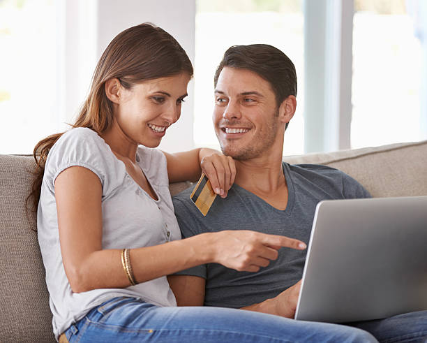 istock Indulging in some online shopping 489195933