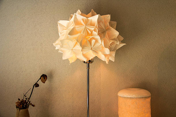 istock Warm lamp,beautiful plant. 489197597