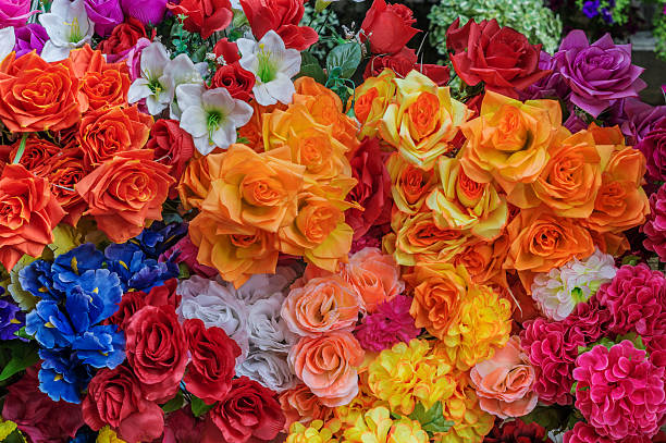 istock yellow,red and blue flowers 489204422