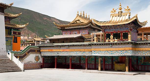 istock Tongren monastery or Longwu Monastery, Rebkong 489205930