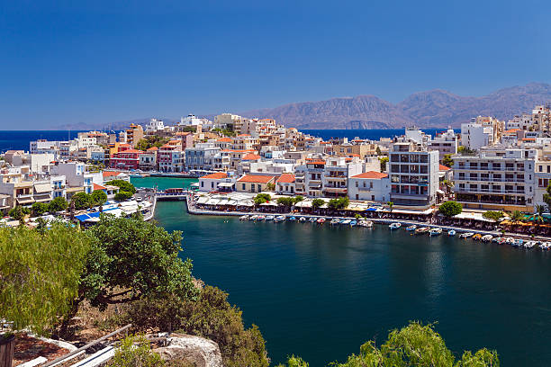 istock Agios Nikolaos City, Crete, Greece 489205946