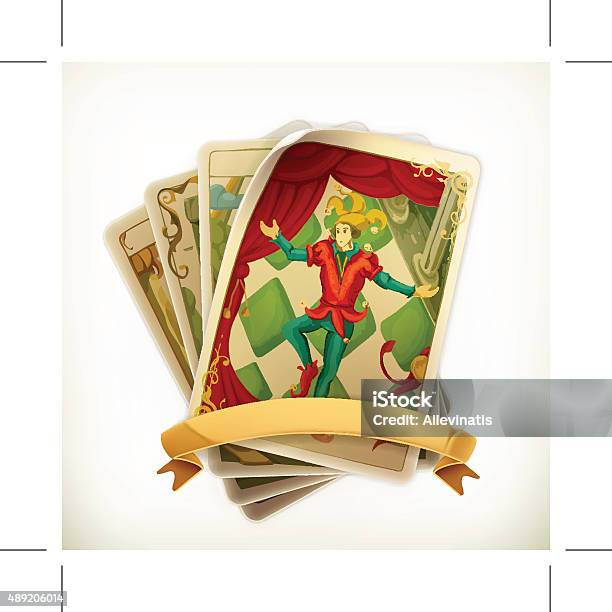Tarot Vintage Icon Stock Illustration - Download Image Now - Tarot Cards, 2015, Caricature