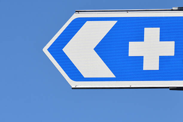 Directional Sign at Kotor in Kotor Municipality, Montenegro, with commercial places mentioned.