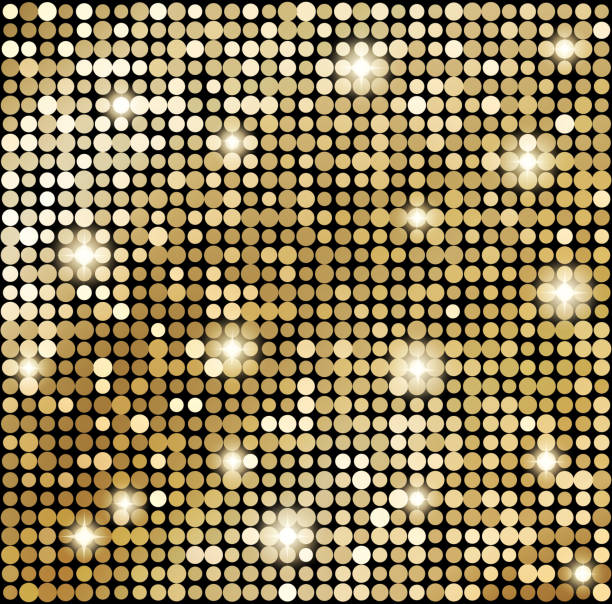 tło złoto mozaika tło - party pattern contemporary shiny stock illustrations