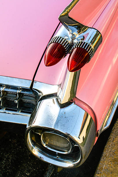 istock Old Cuban Pink Car Tail Lights 489208604