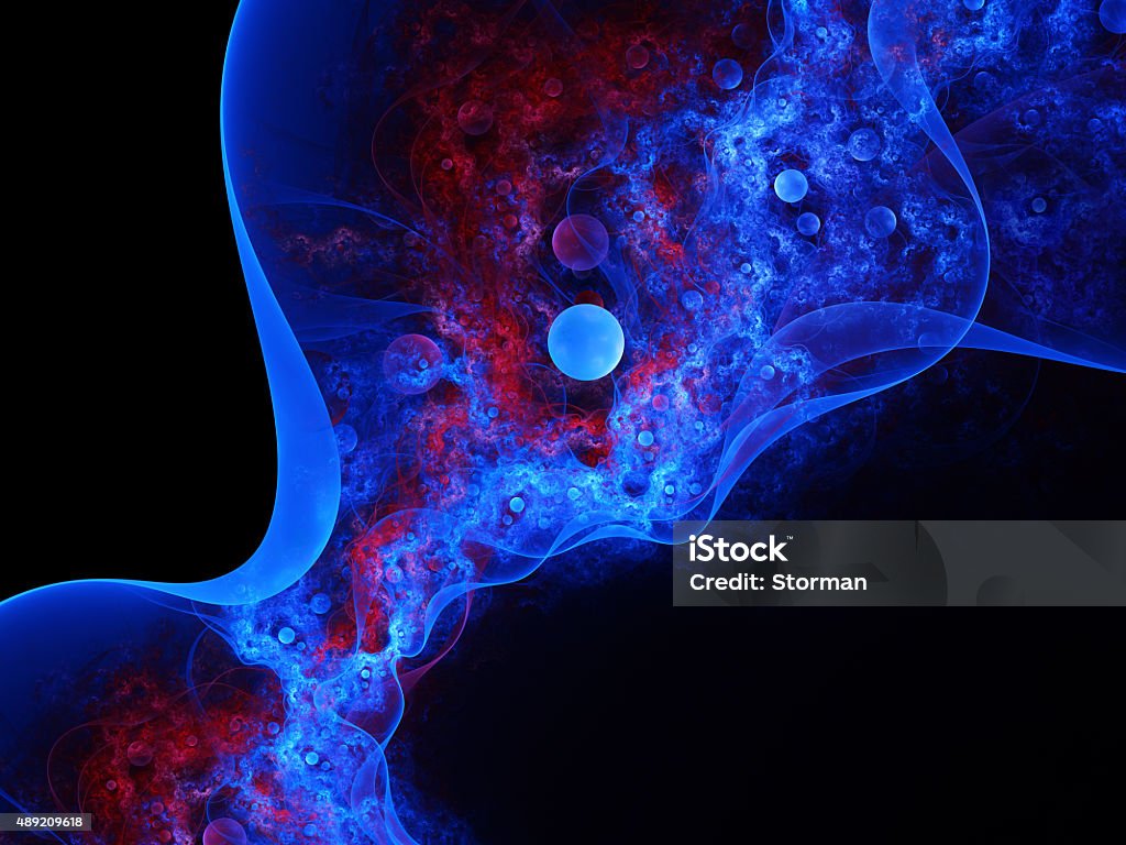 abstract bubble shapes on black background royalty free stock image of abstract bubble shapes on black background Biology Stock Photo