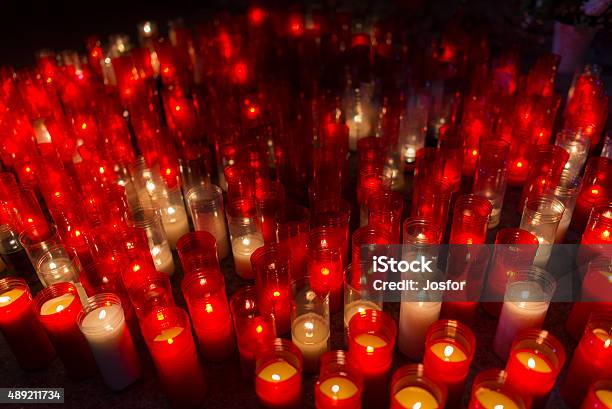 Church Candles Stock Photo - Download Image Now - 2015, Candle, Candlelight
