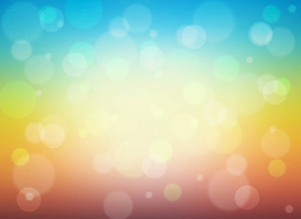 istock Abstract colorful background with bokeh lights 489211866