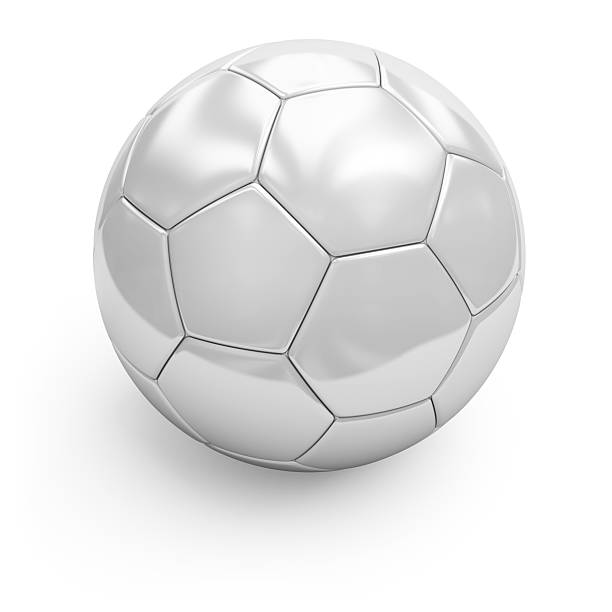 istock White soccerball. Closeup. 489220047
