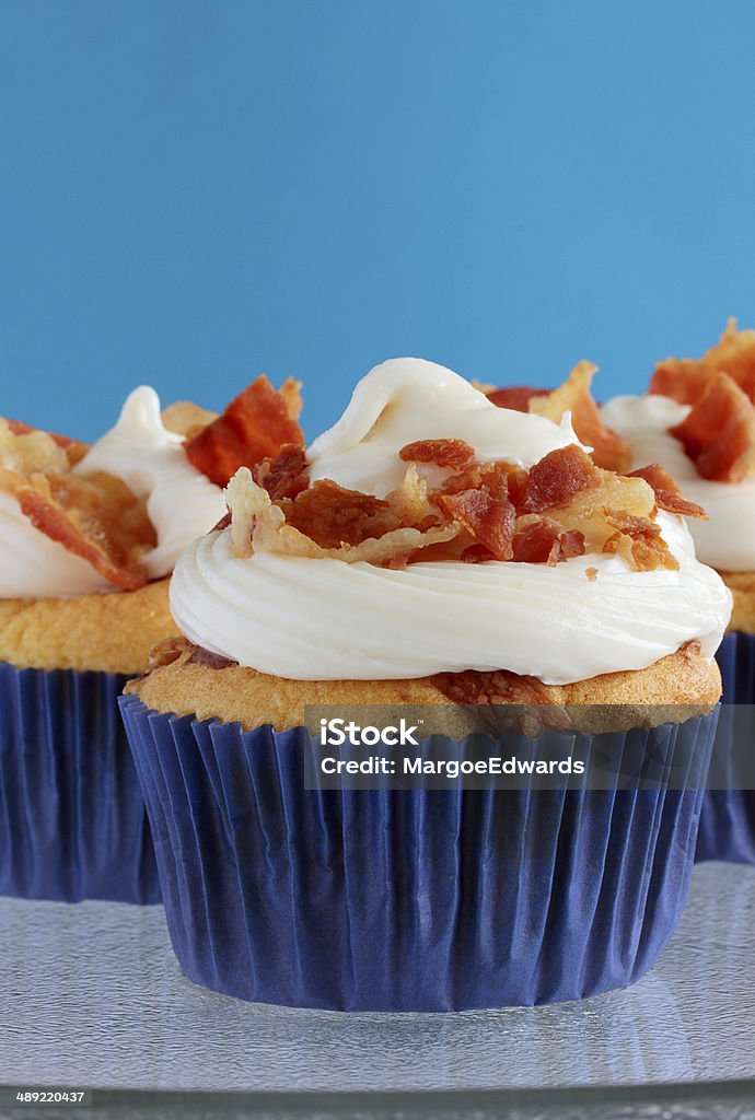 Speck-cupcakes - Lizenzfrei Cupcake Stock-Foto