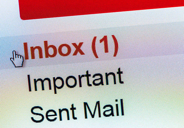 istock Monitor screen showing email in the inbox 489223345