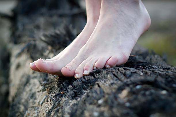 istock Feet on the wood 489225539