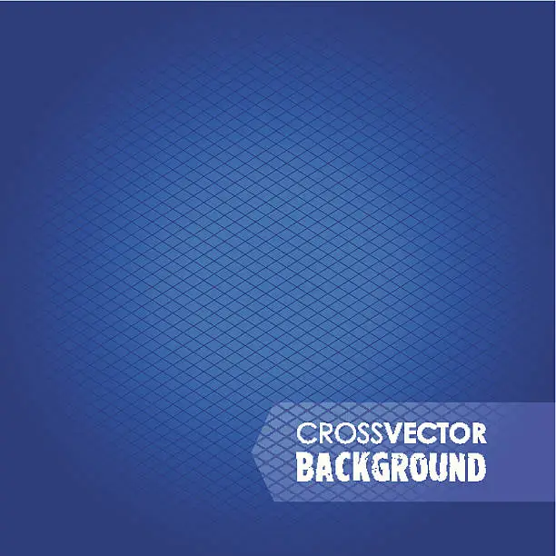 Vector illustration of cross line background