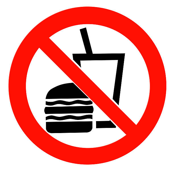 No Food and Drink Sign.