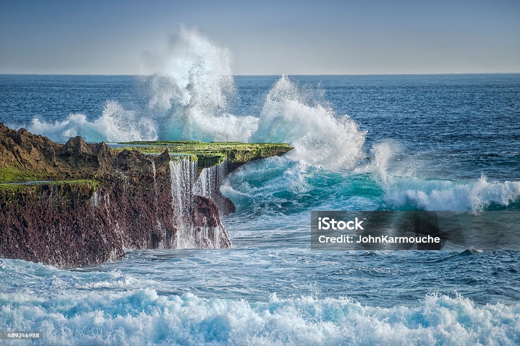 Exploding Wave Exploding Wave Stock Photo - Download Image Now - Nusa Lembongan, 2015 ...