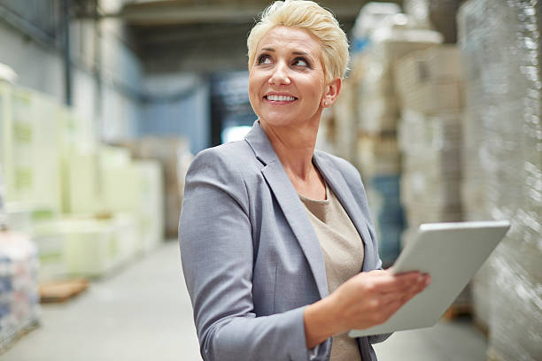 istock She is a perfect manager in the company 489249190