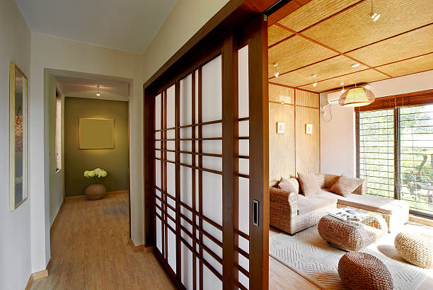 istock Personal work studio interiorsPersonal Japanese-style indoor environment 489249576