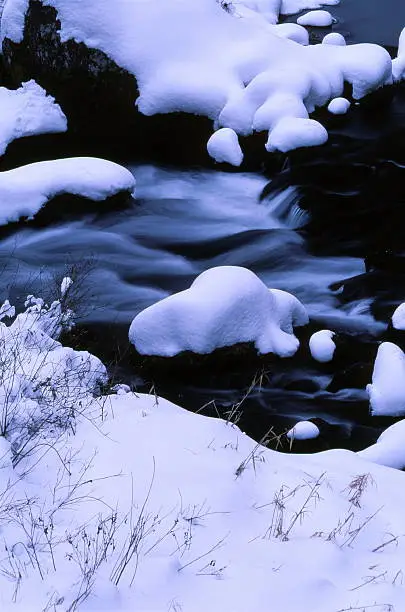Photo of Winter river