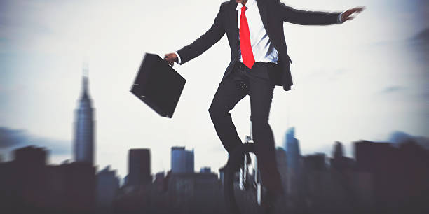 istock Businessman Taking A Risk In New York City 489250778