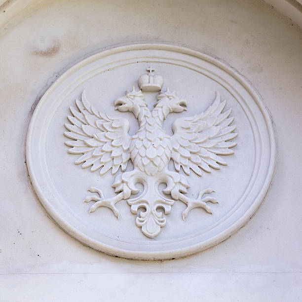 istock Russia's, emblem of the double-headed eagle 489251876