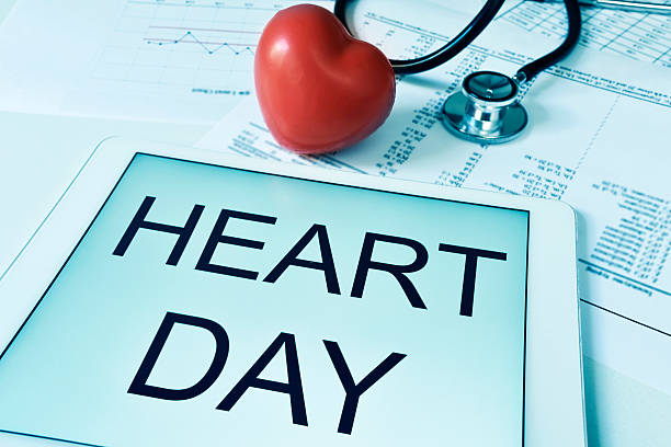 istock text heart day in the screen of a tablet compute 489251954