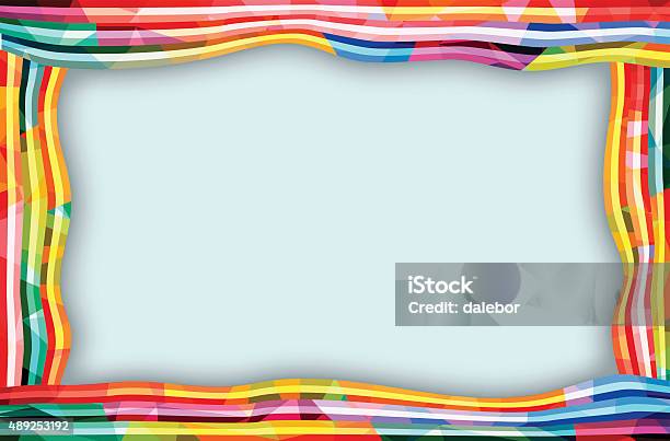 Coloured Background Frame Colored Frame Stock Illustration - Download Image Now - 2015, Abstract ...
