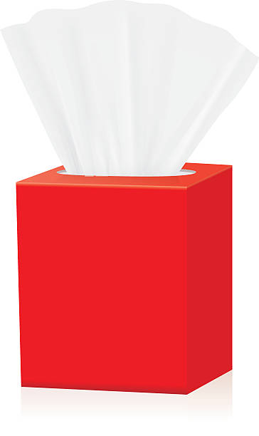 Red tissue box mock up Red Tissue box blank label and no text for mock up packaging tissue box pattern stock illustrations