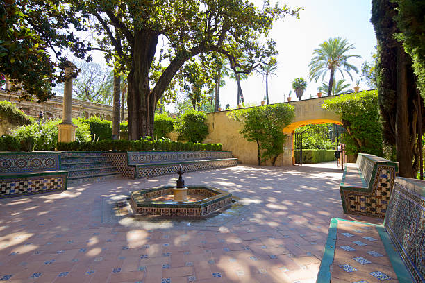 istock Alcazar gardens, Seville 489268205