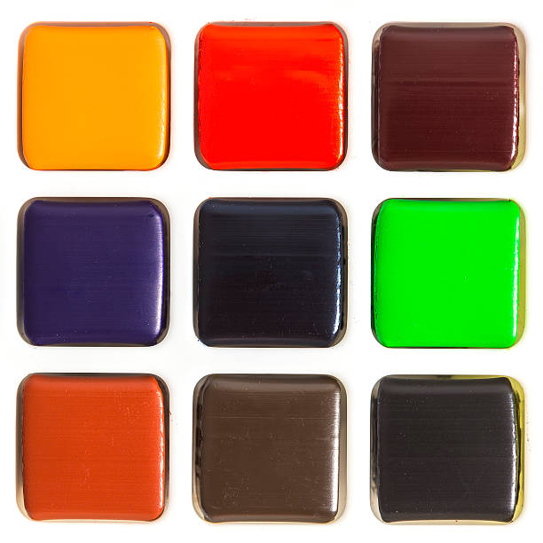 istock set of watercolors in the box 489269879