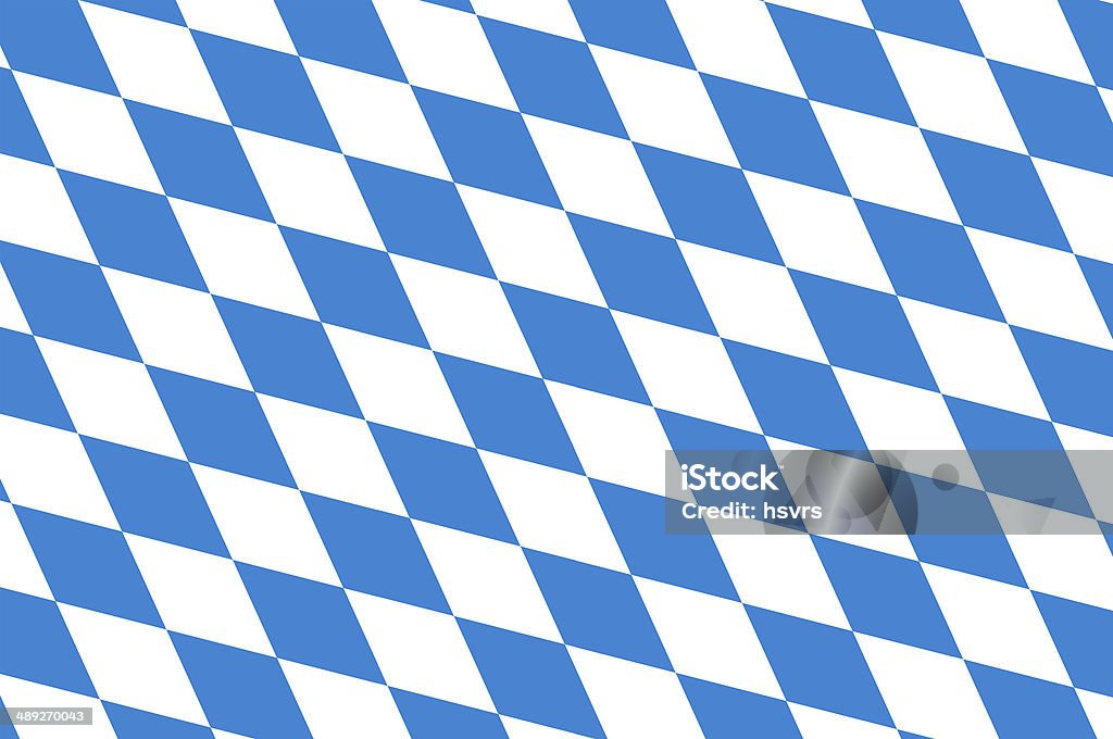 Bandera de baviera Oktoberfest - Foto de stock de A cuadros libre de derechos