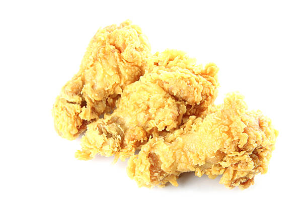 istock fried chicken of isolated. 489270413