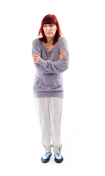 istock Mature woman shivering 489273203