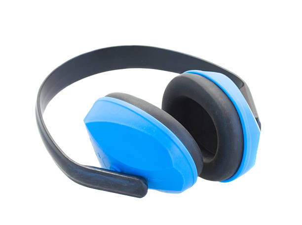 istock Hearing protection yellow ear muffs 489273283