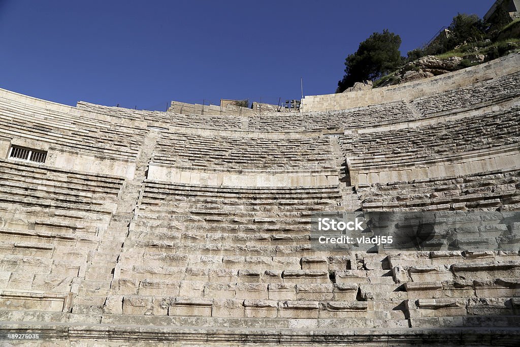 Teatro romano di Amman, Giordania - Foto stock royalty-free di Adulazione