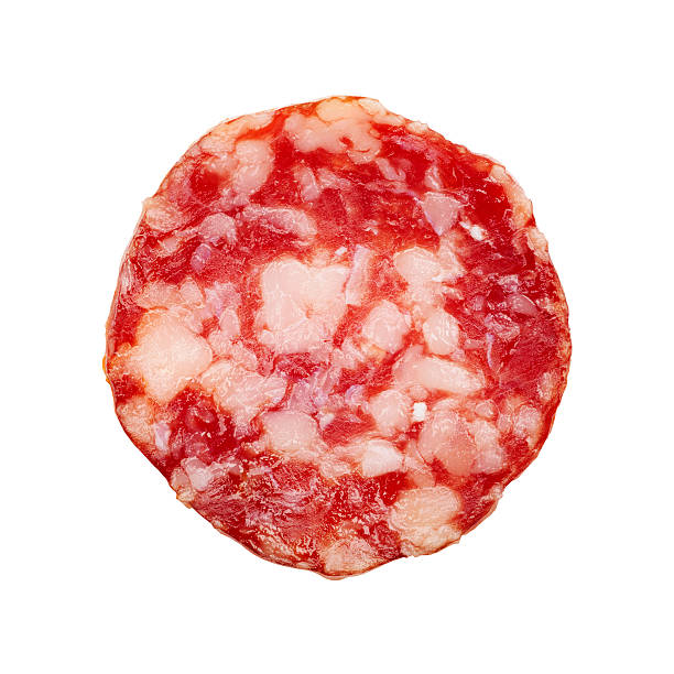 salami - delicatessen meat cold cuts chopped zdjęcia i obrazy z banku zdjęć