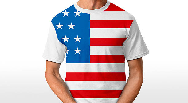 istock American t-shirt isolated on white 489275253