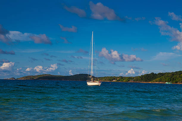 istock sailboat anchored bay 489304440