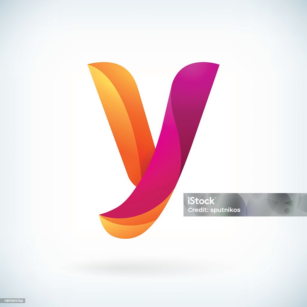 Letter Y Modified Modern Twisted Letter Y Stock Illustration - Download Image Now - 2015 ...