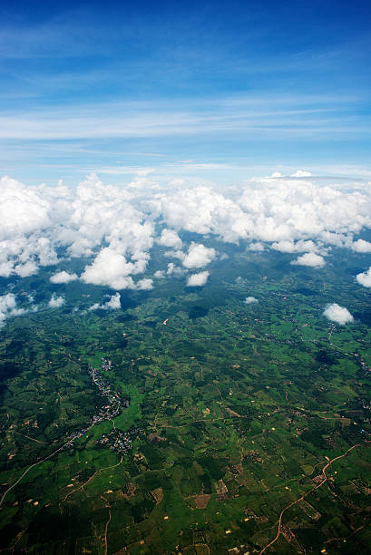 istock Cloudscape. Blue sky and white cloud. Sunny day. Cumulus cloud 489306968