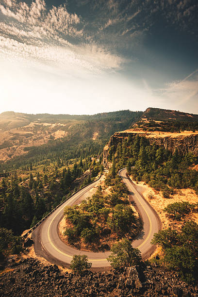 istock Rowena crest curve road in Oregon 489309294