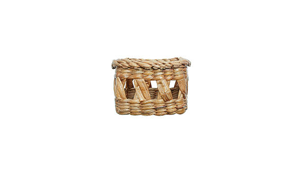 istock weave water hyacinth basket isolated on white background 489314432