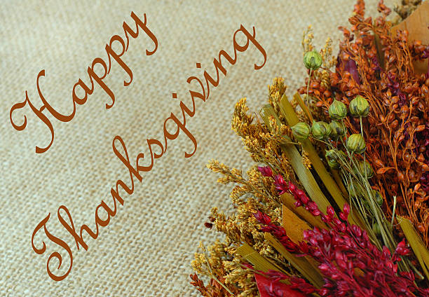 Happy Thanksgiving stock photo