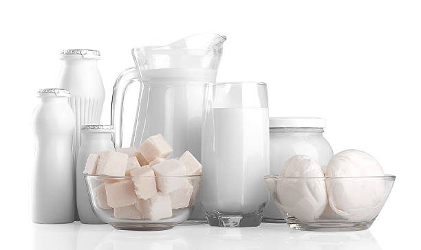 istock Different dairy products, cheese, yogurt, milk, yogurt, sour cre 489316690