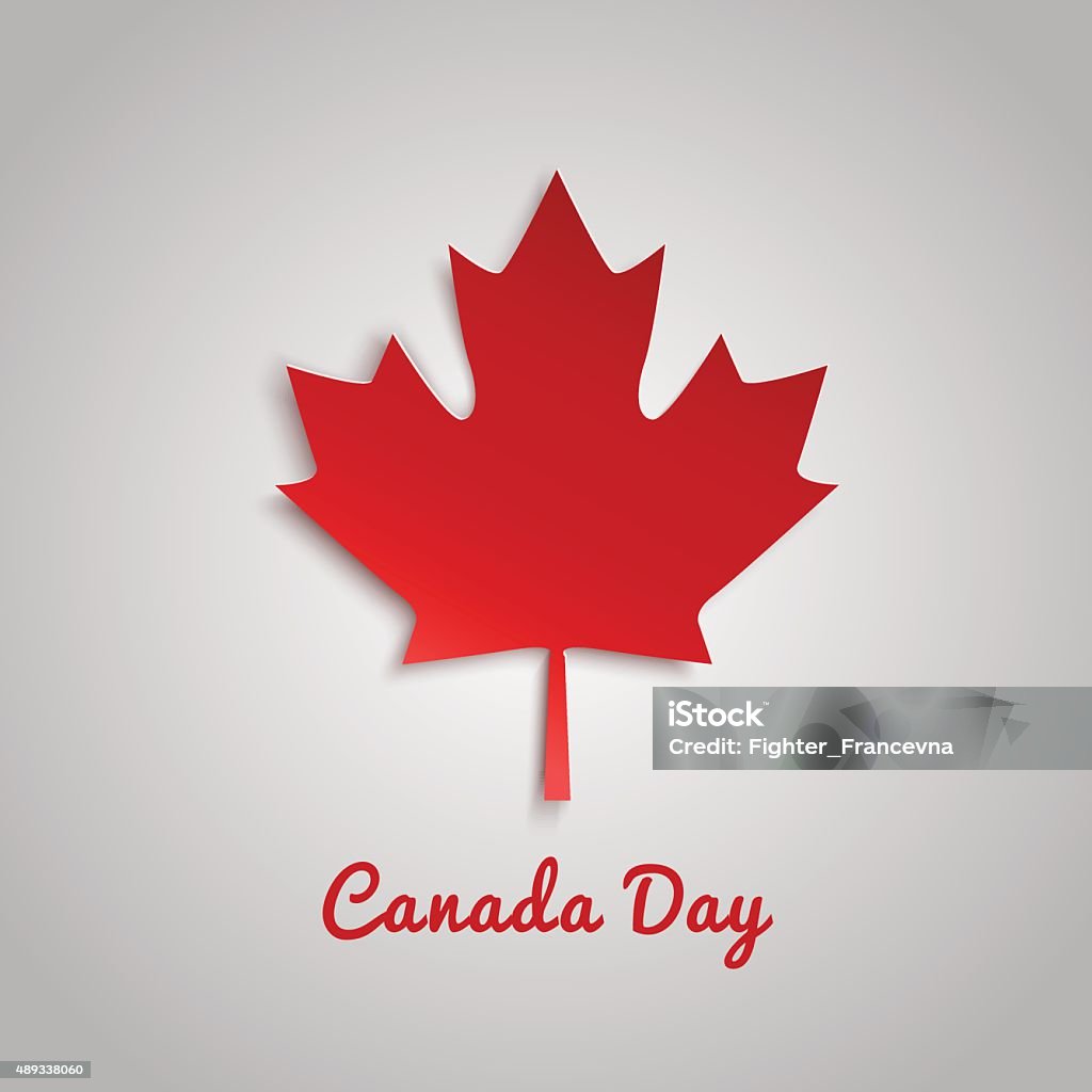 Design a banner for Canada Day 1 st of July. Design a banner for Canada Day 1 st of July. Vector modern stylish illustration. Vector banner for the Internet to the Canada Day with red leaves. 2015 stock vector
