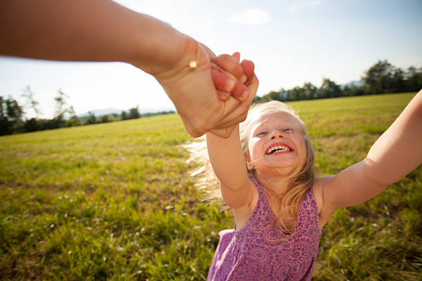 istock Mother and daughter playing together 489340326