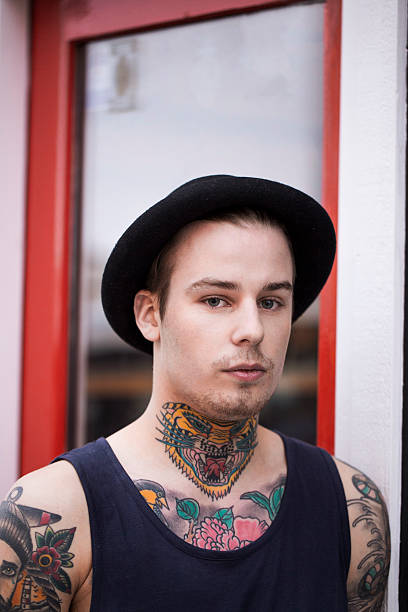 istock Confident tattooed man outdoors 489342628