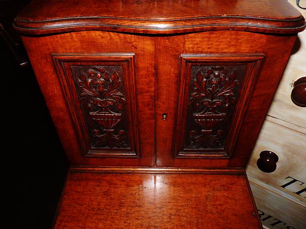 istock antique wooden cabinet carved 489343164