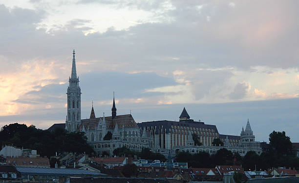 Matthias Church and Fisherman's Bastion stock photo