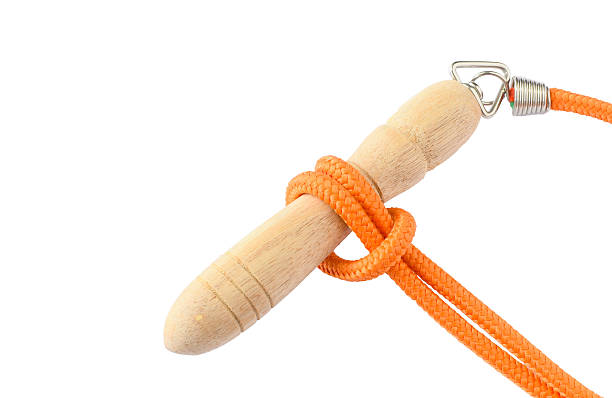 istock Rope knot on white and background 489346844